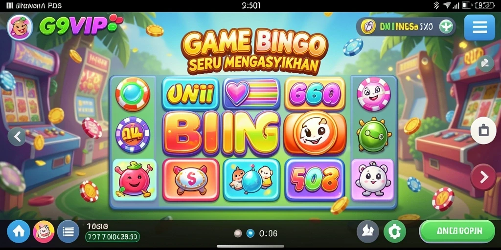 Tampilan utama gameplay G9VIP yang menarik dan interaktif.