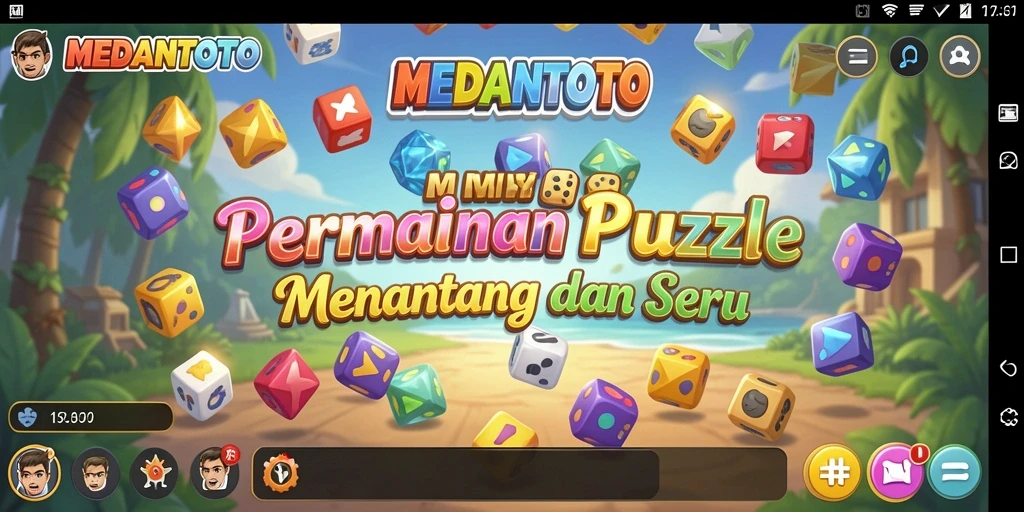 Tampilan gameplay MEDANTOTO yang menarik dan penuh tantangan.