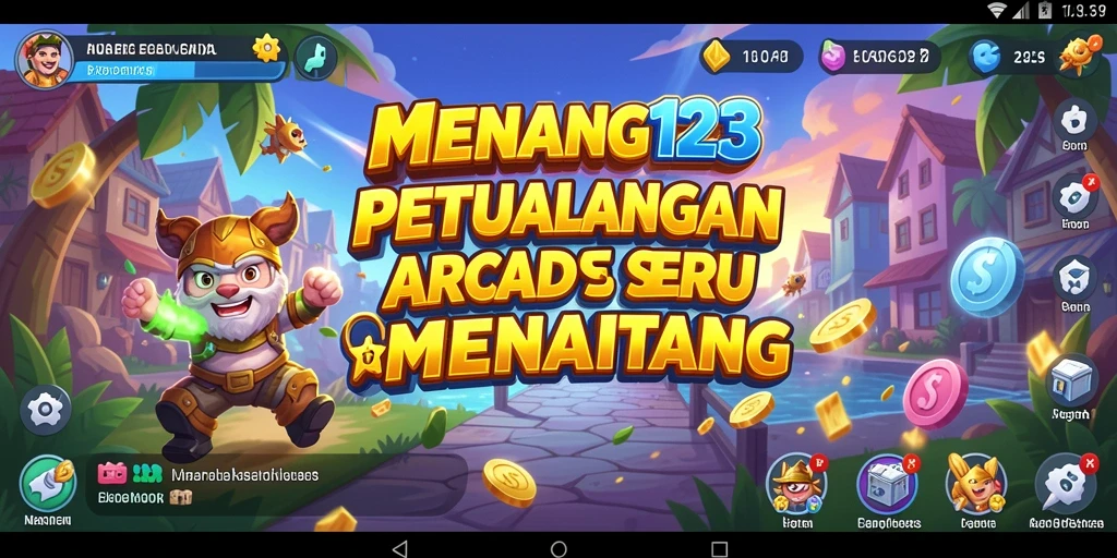 Screenshot MENANG123 menampilkan aksi seru dalam gameplay arcade.