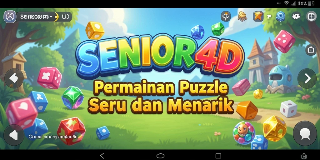 Gameplay menantang dari SENIOR4D yang penuh kreativitas.