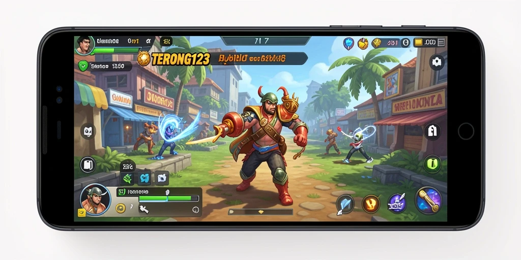 Screenshot aplikasi TERONG123 menunjukkan antarmuka sederhana dan fitur-fitur Utility yang berguna.