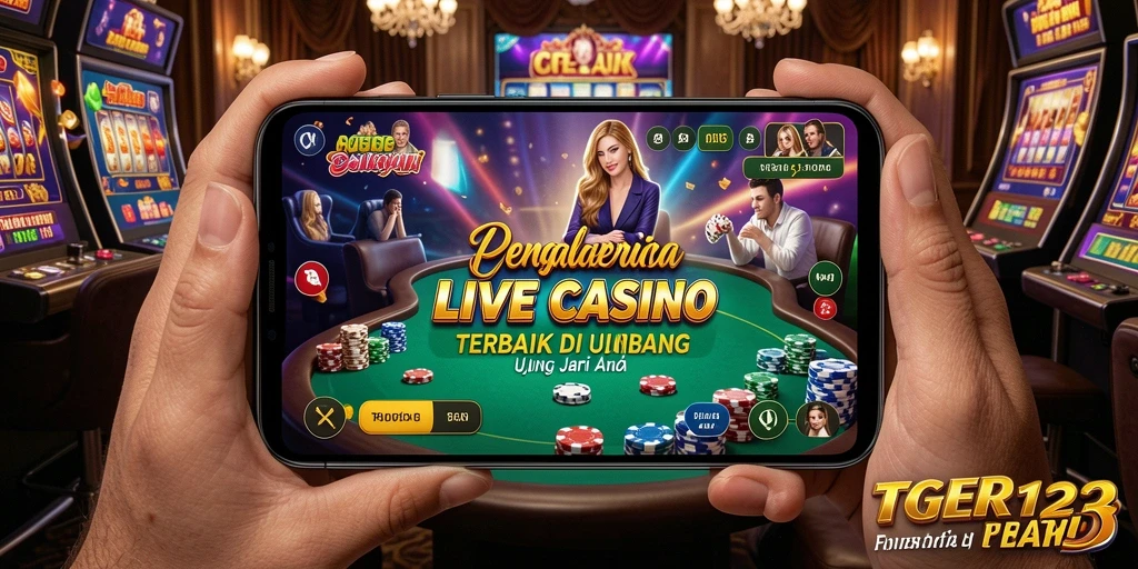 Gameplay TGER123 yang mendebarkan di Live Casino.