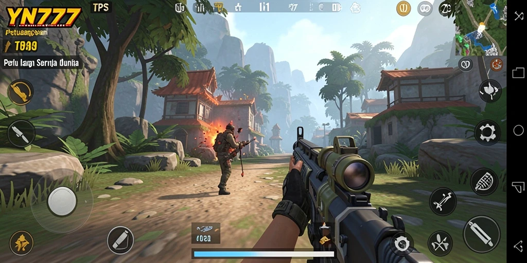 Tampilan gameplay YN777 yang penuh aksi dan menegangkan.